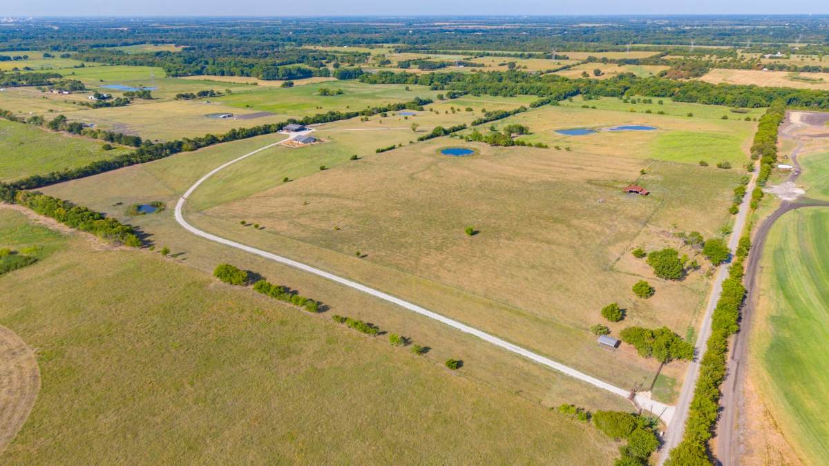 Drive & pastures